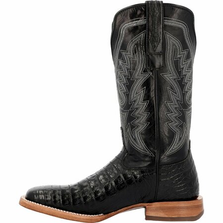 Durango Men's PRCA Collection Caiman Belly Western Boot, BLACK STALLION, M, Size 10.5 DDB0470